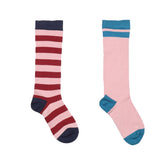 2 paires de chaussettes en coton biologique pour enfants - douces, respirantes et durables